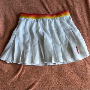 Pleated Wilson Tennis Skort
